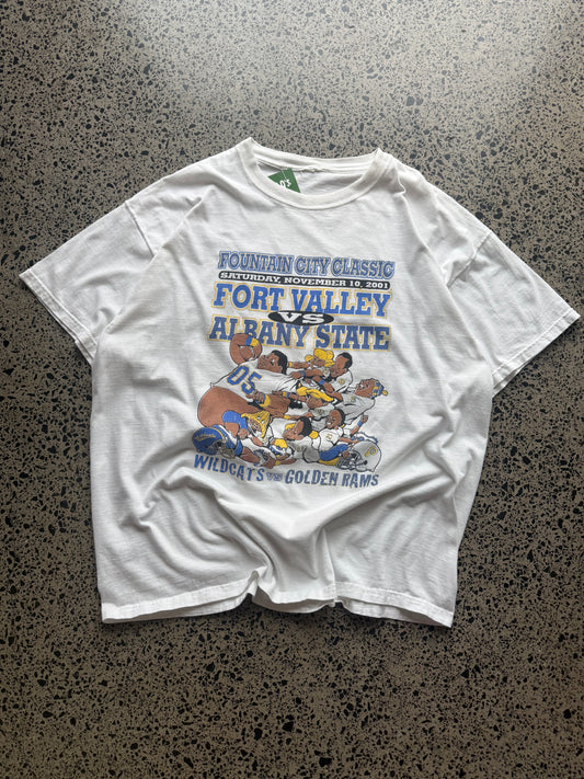 2001 Wildcats vs Golden Rams American Football Graphic Tee - 2XL