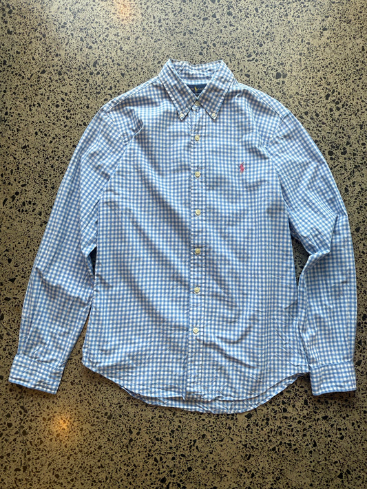 Ralph Lauren Polo Checkered Button Up Shirt - M