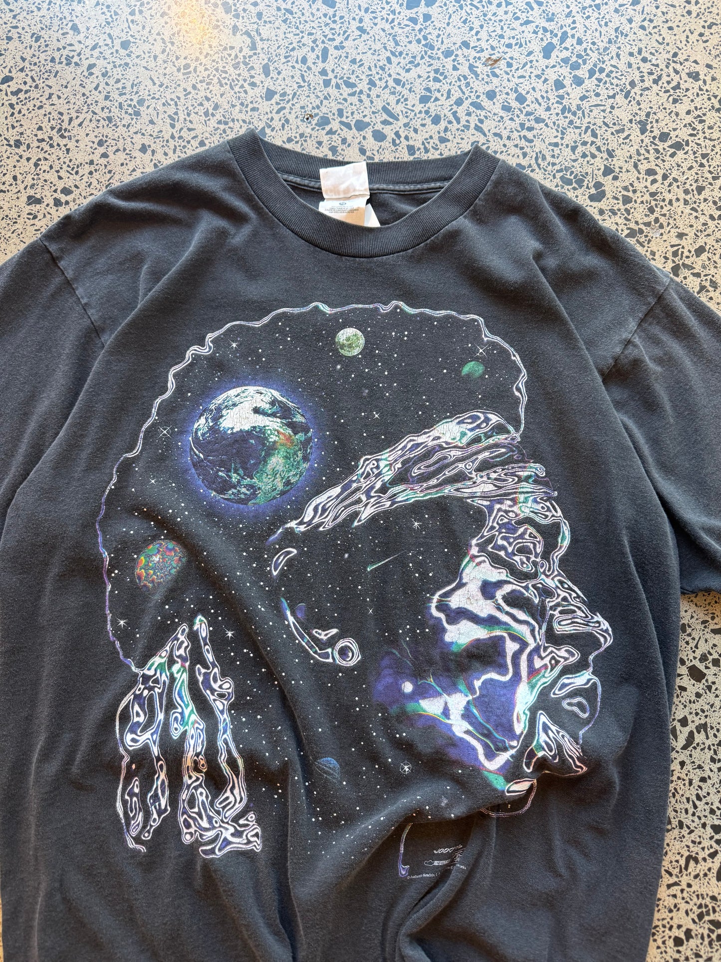 1996 Jimi Hendrix Grail '9 to the Universe' Tee - XL