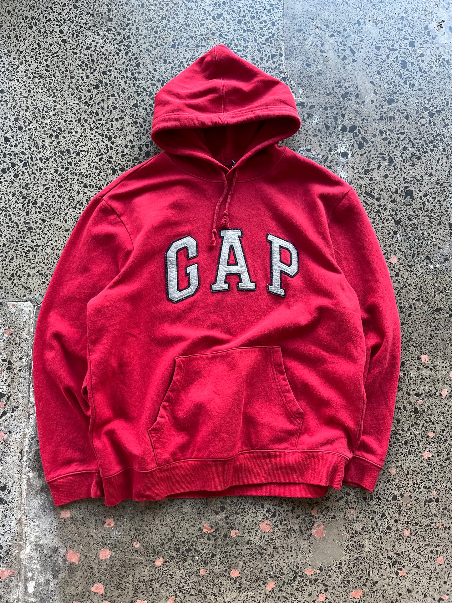 early 00's Red USA Gap Hoodie - XL