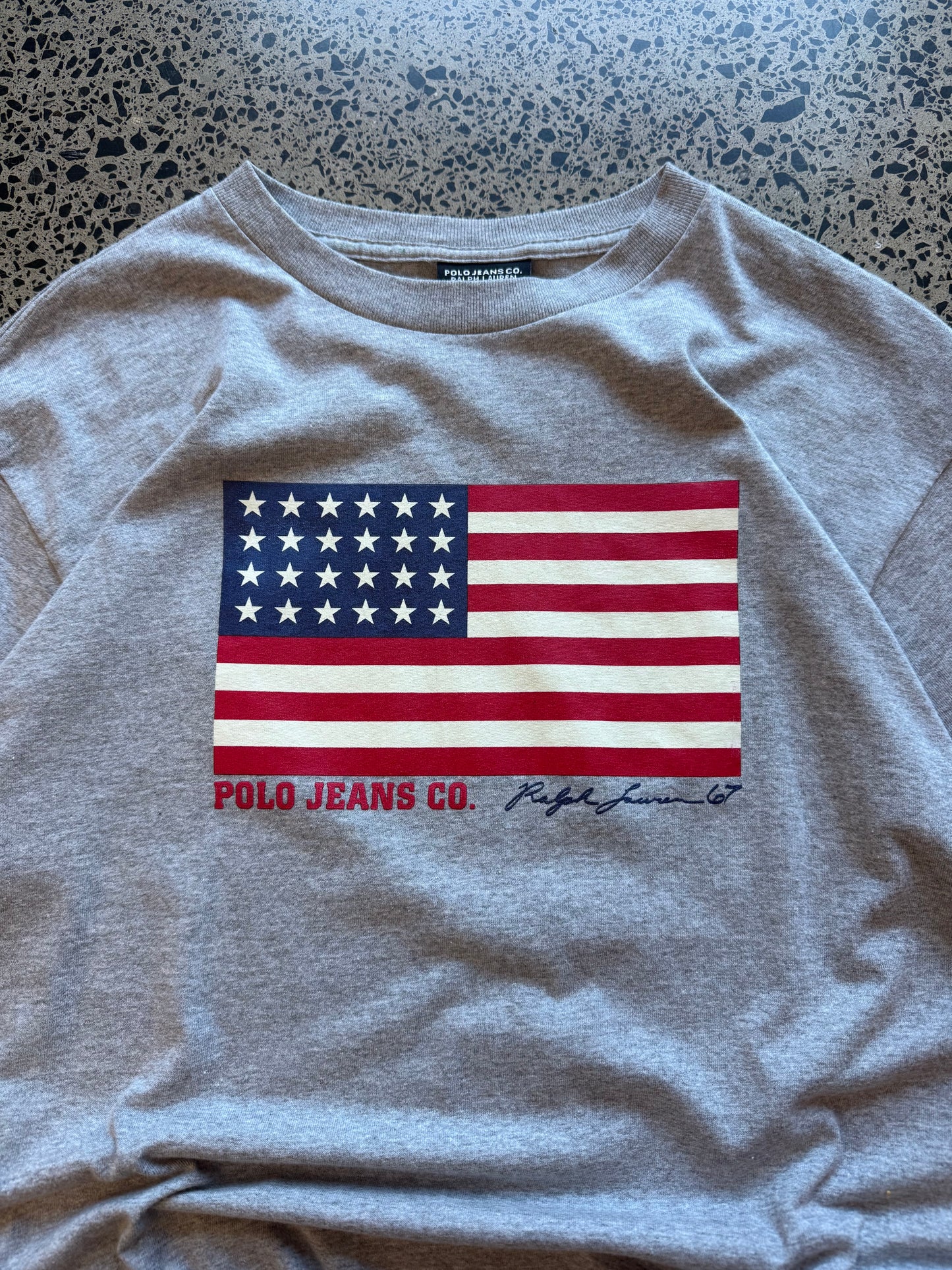 Ralph Lauren Polo USA Flag Tee - S
