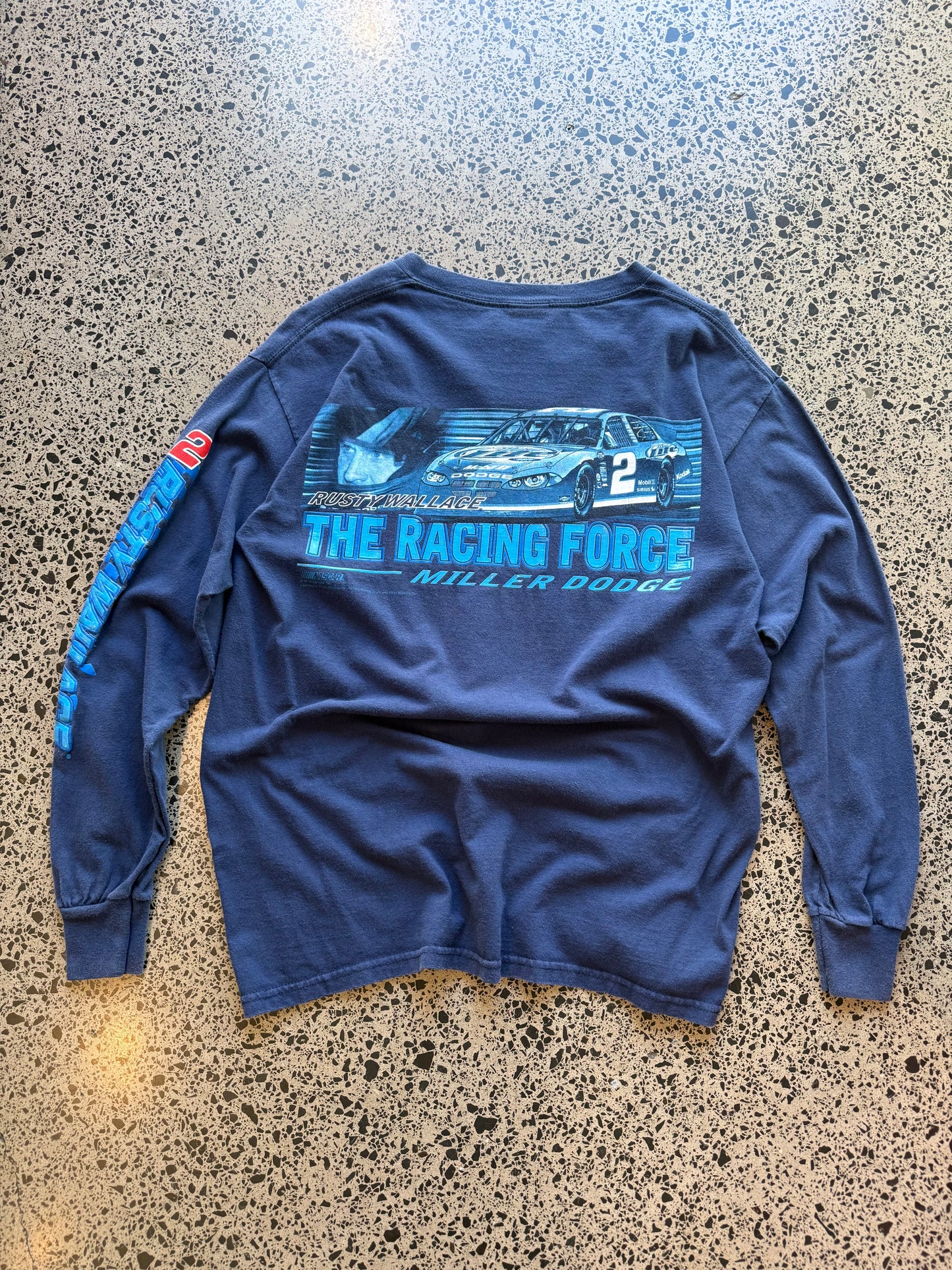 2003 Rusty Wallace NASCAR Long Sleeve Shirt - M