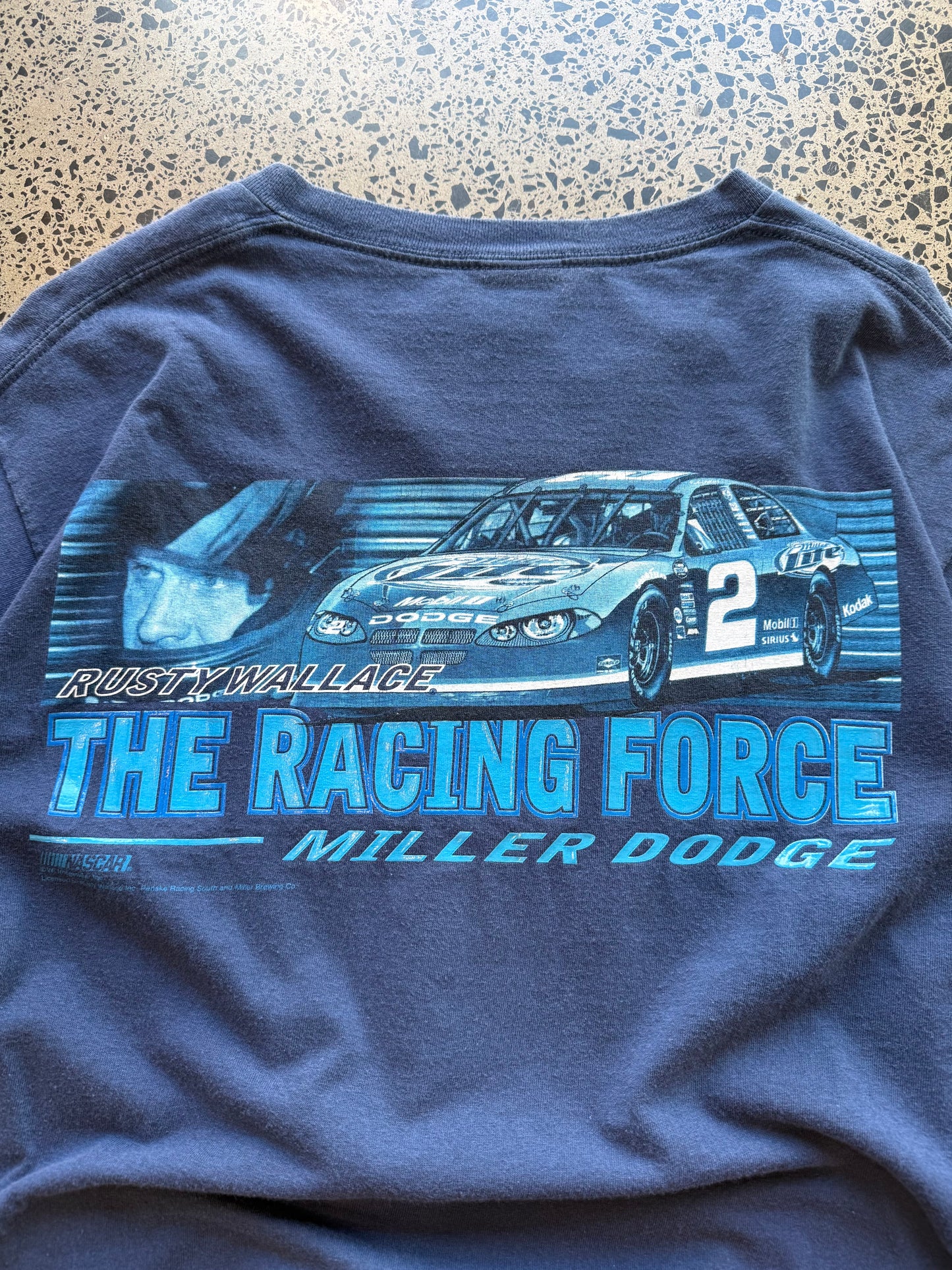 2003 Rusty Wallace NASCAR Long Sleeve Shirt - M