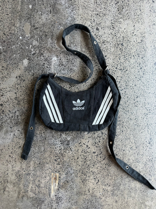 Black Denim Adidas Rework Handbags