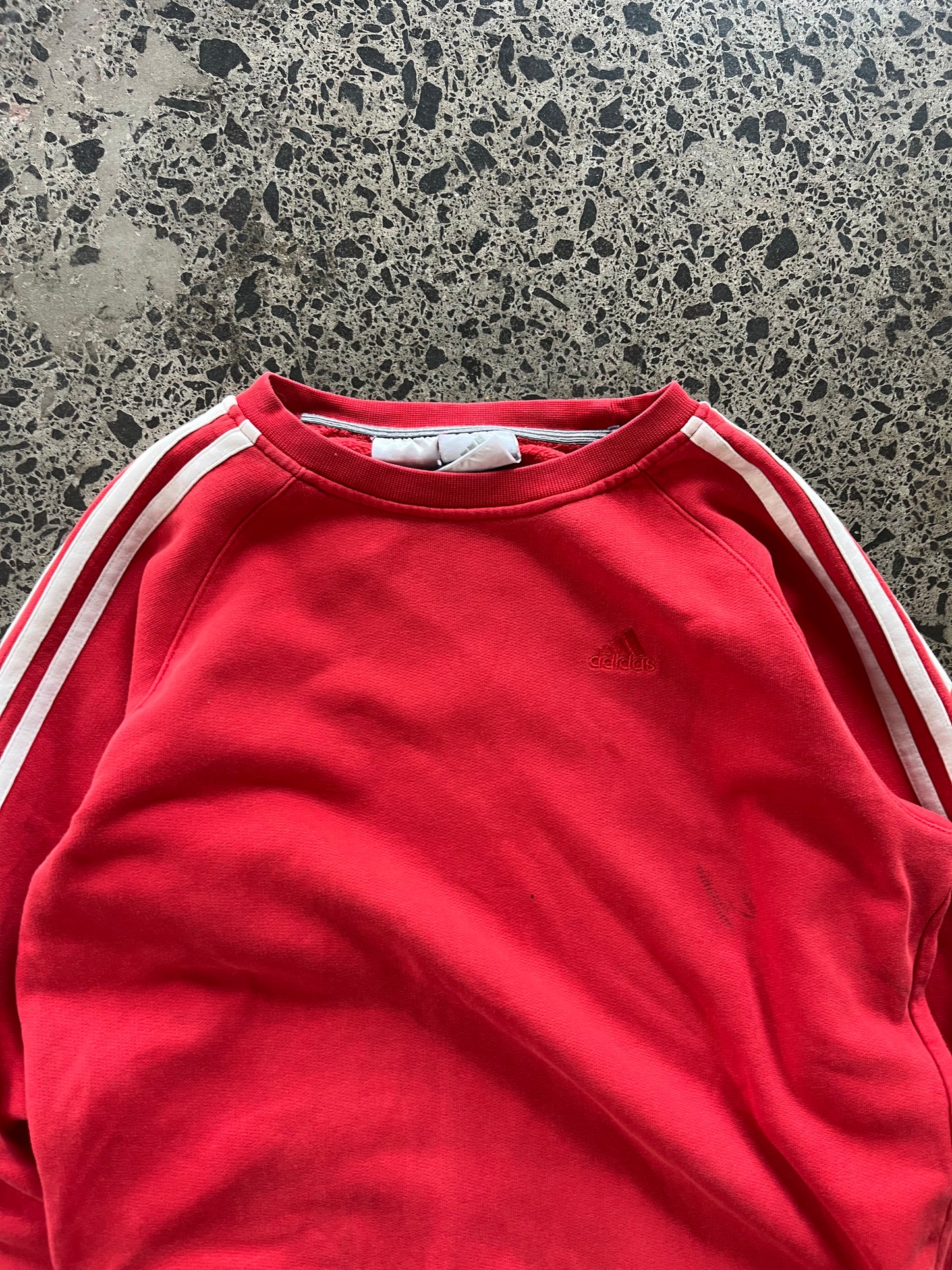 y2k Adidas 3 Striped Crewneck - Womens M