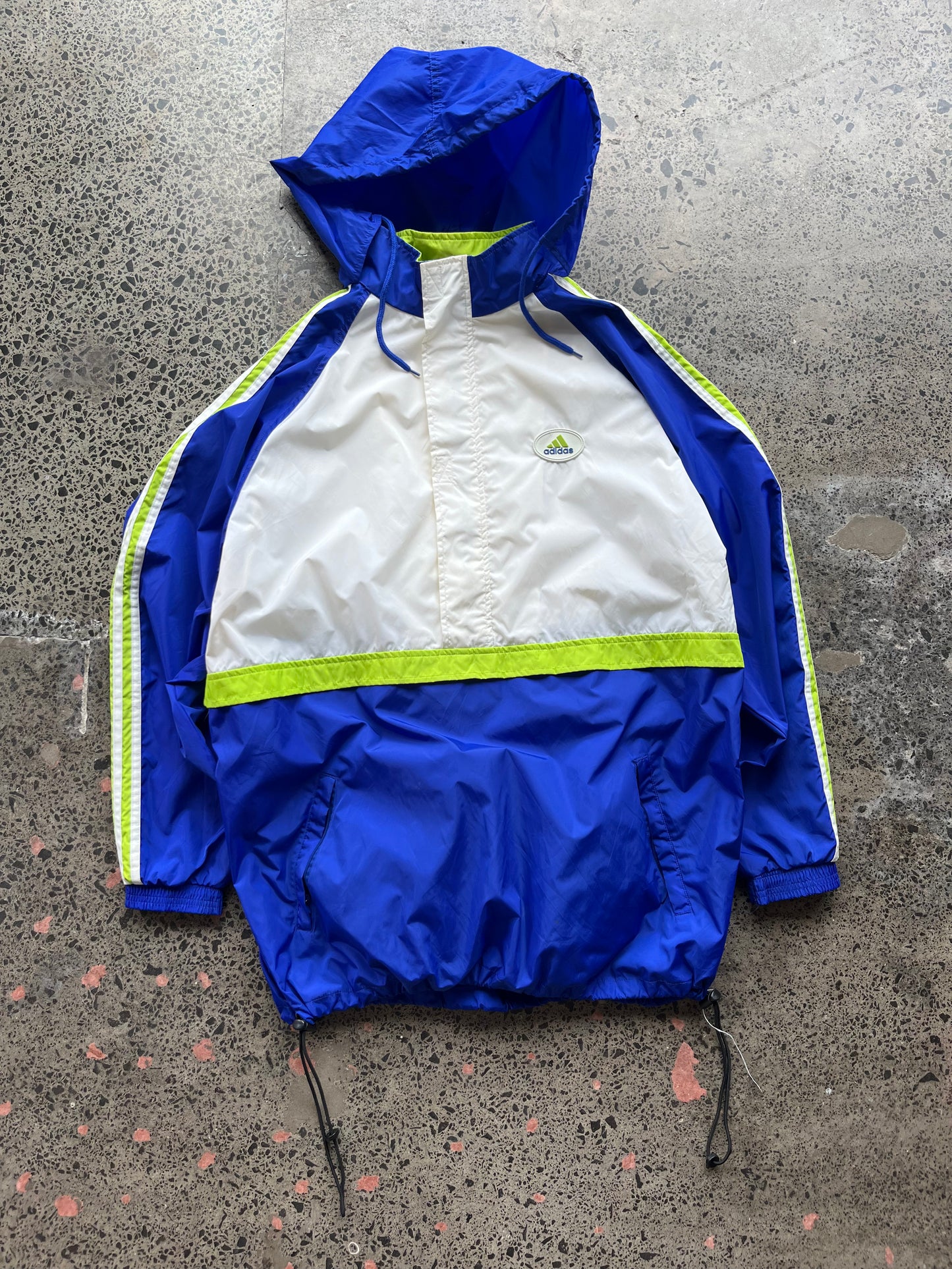 Vintage Adidas 1/4 Zip Windbreaker - Large