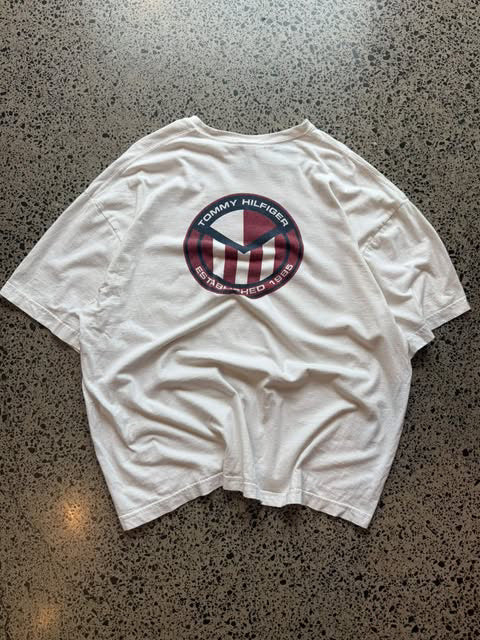 2003 Tommy Hilfiger Crest T-Shirt  - 2XL