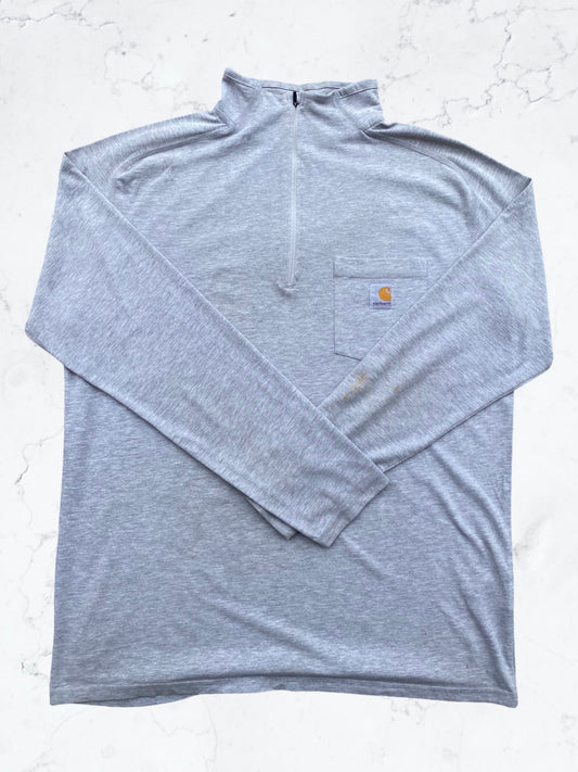 Grey Carhartt 1/4 Zip Jumper