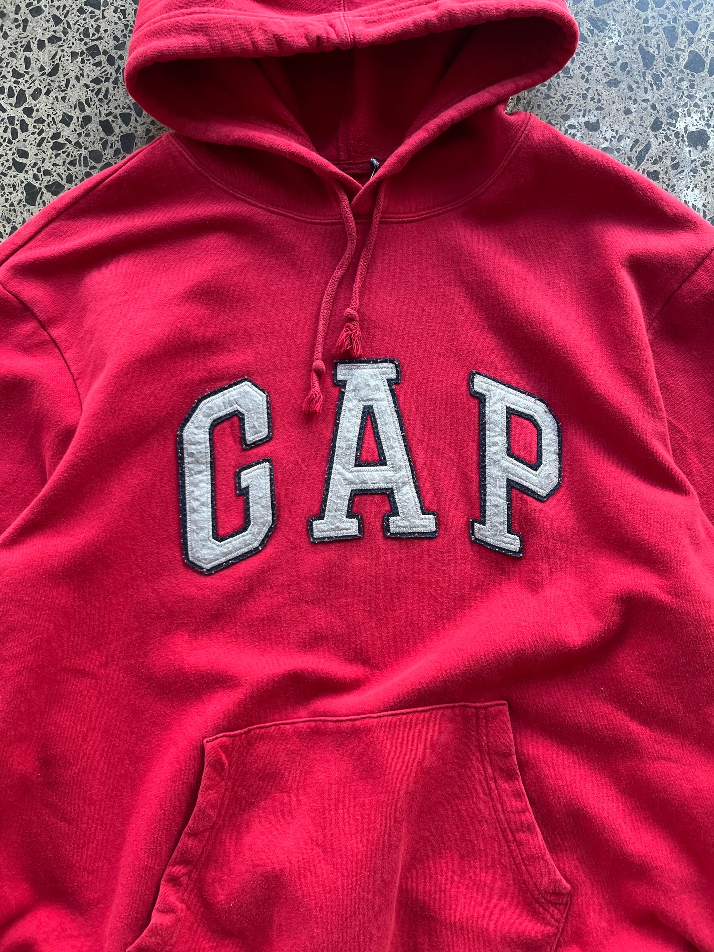 early 00's Red USA Gap Hoodie - XL