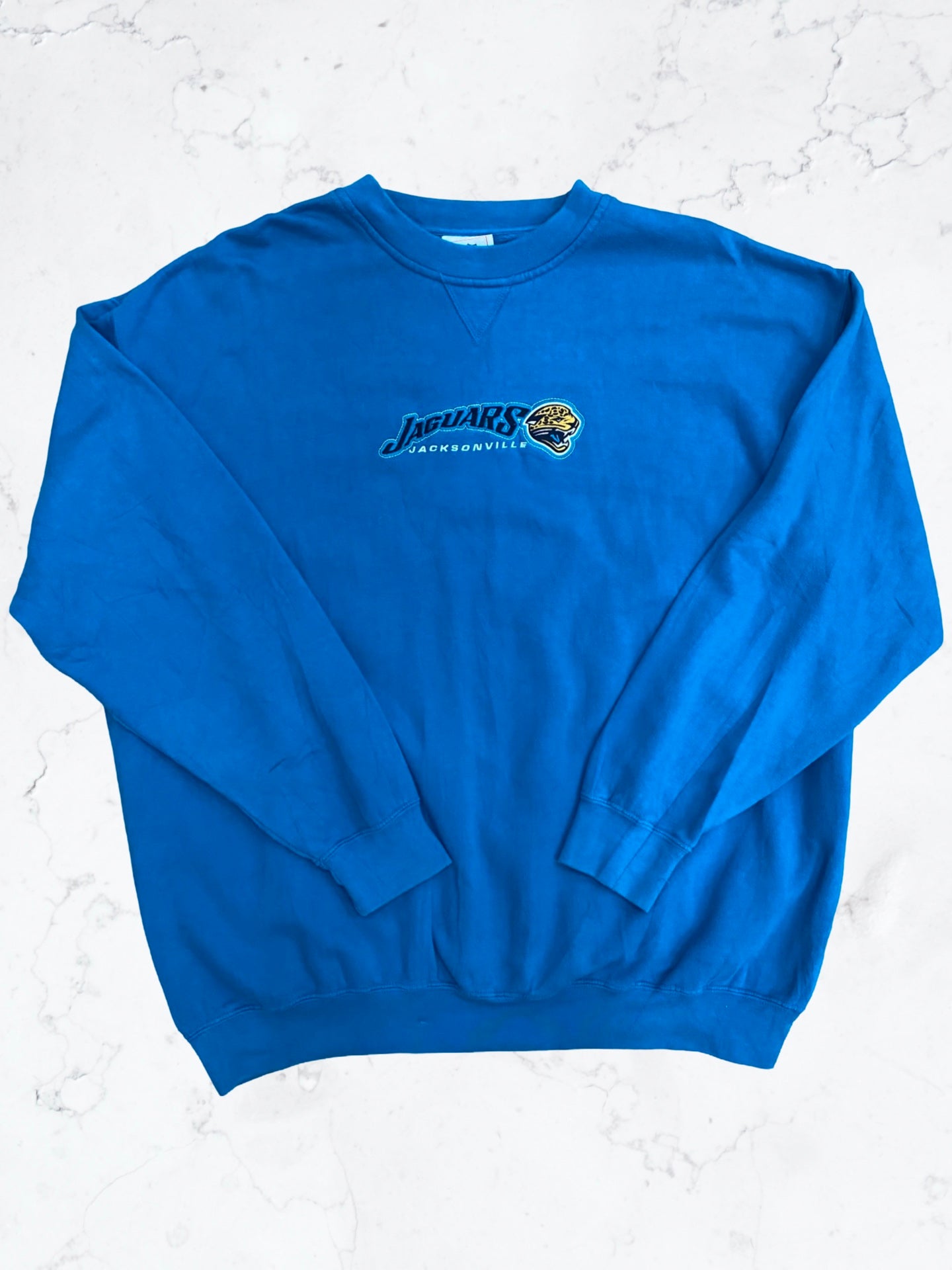 NFL Jaguars blue crewneck