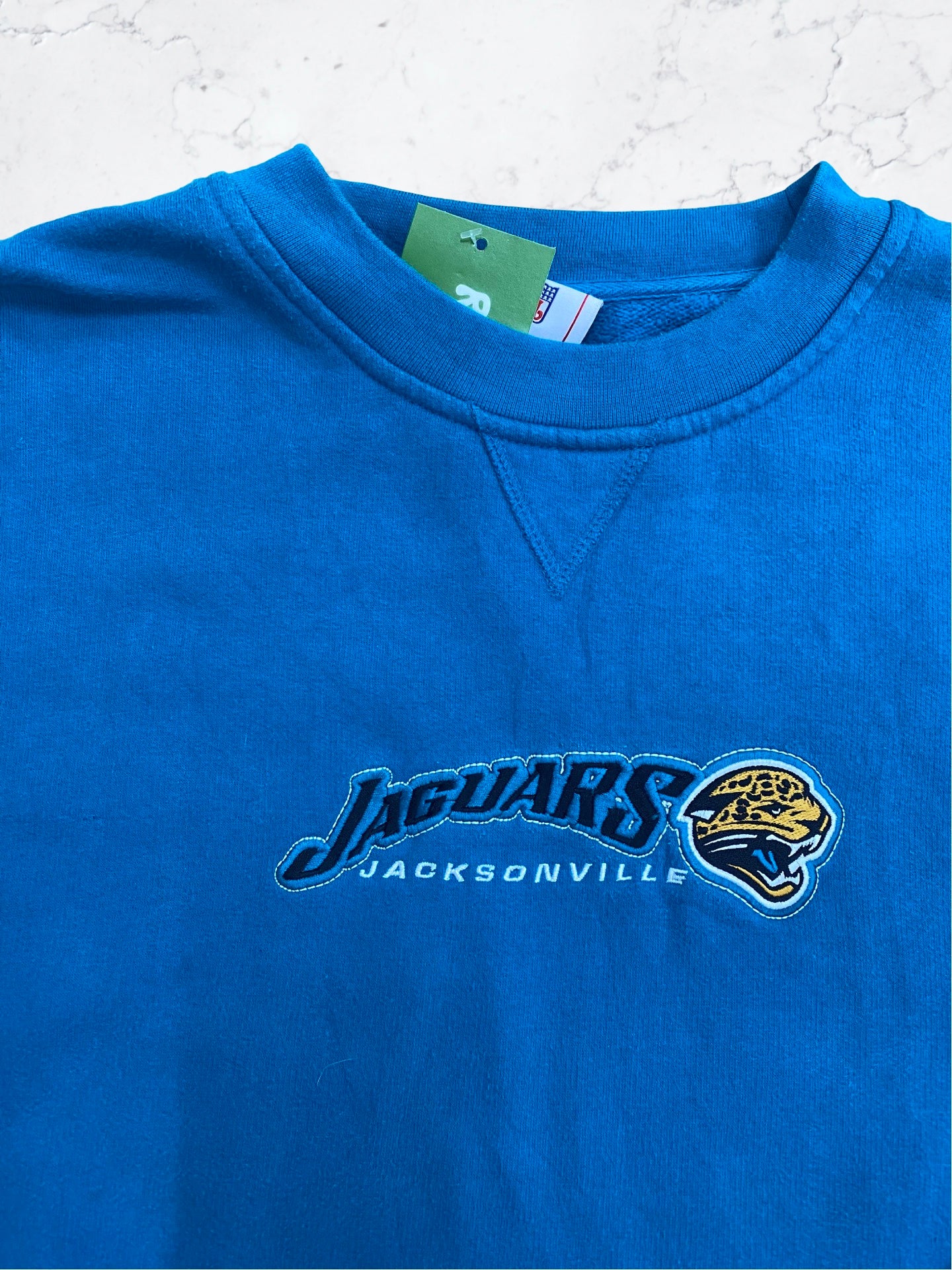 NFL Jaguars blue crewneck