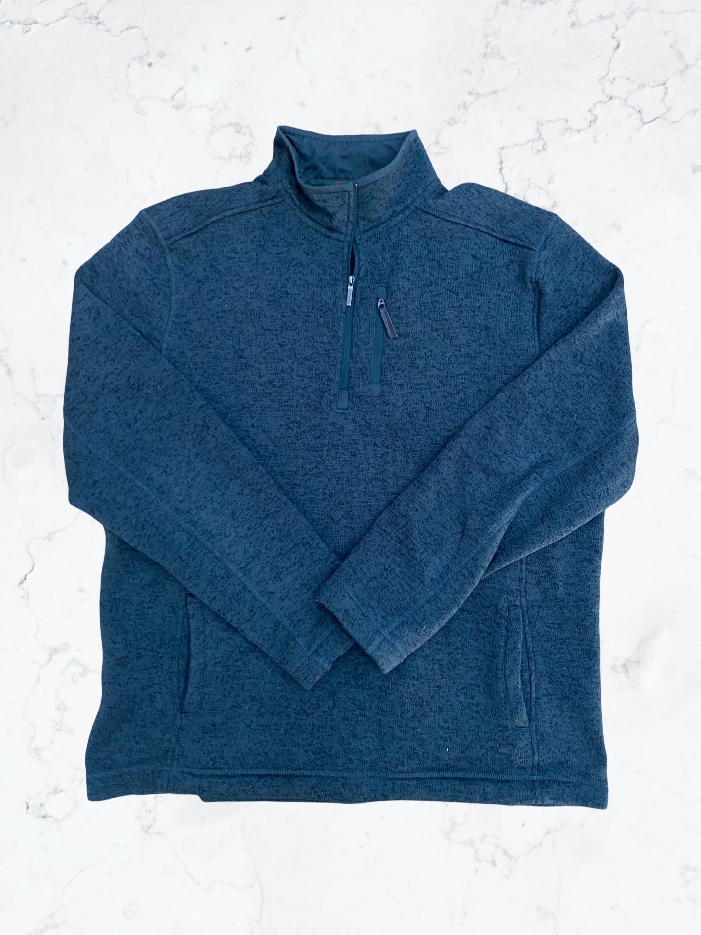 Vintage Logan 1/4 Zip Knit sweater - L