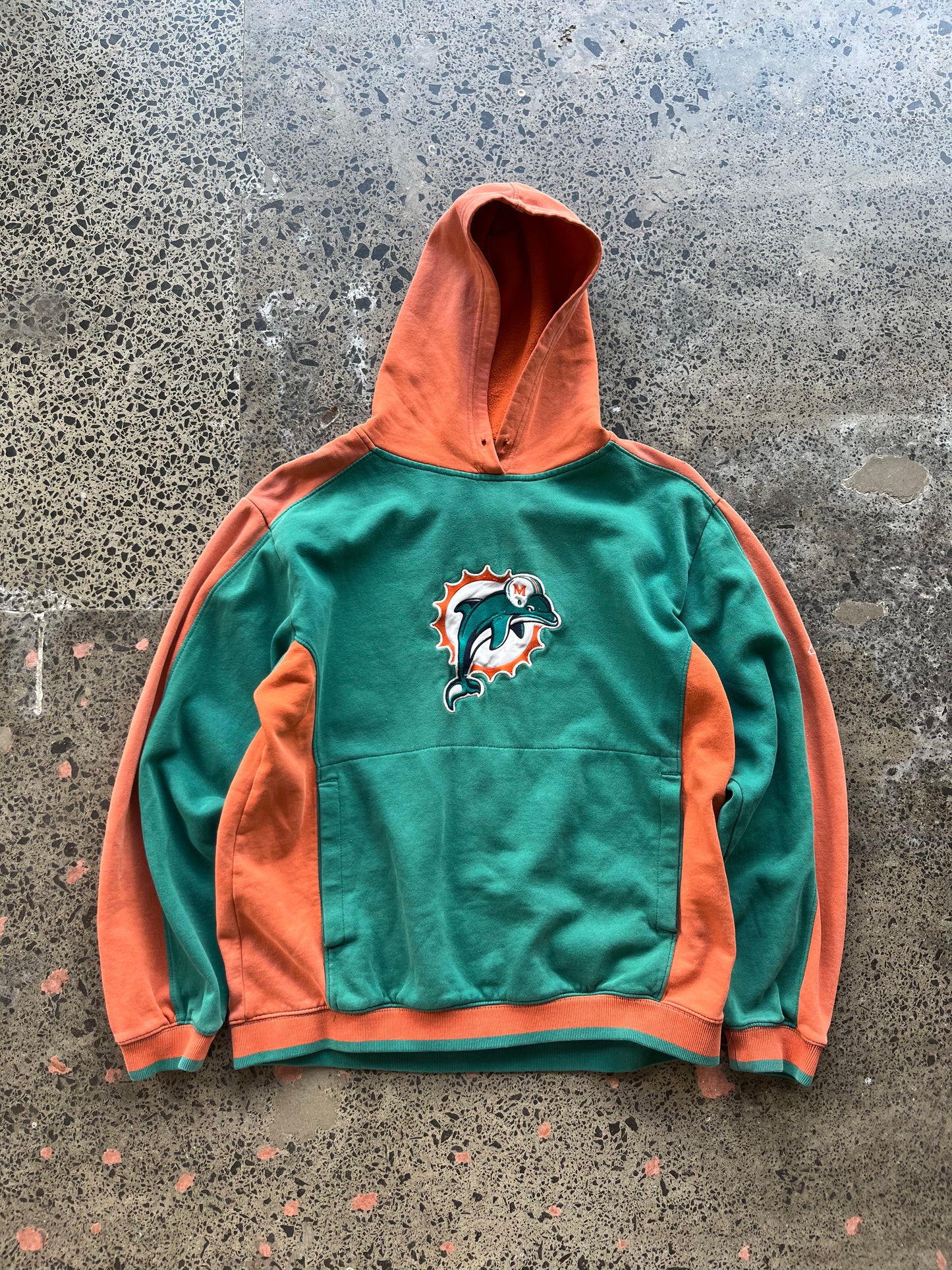 Miami Dolphins two-toned Hoodie - Womens Medium