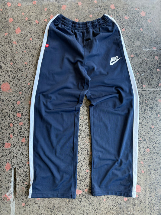 Women's Navy & White Nike Trackies - XS