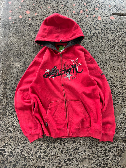 y2k Quicksilver Zip Up Hoody - Medium