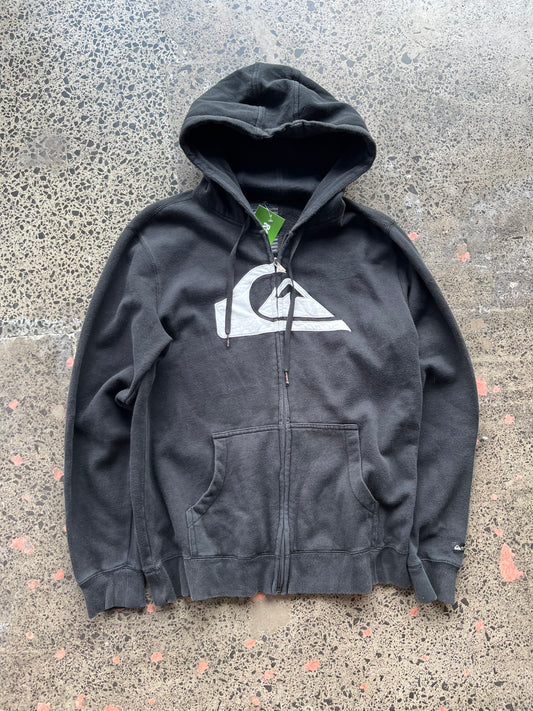 y2k Quicksilver Black Hoodie - Small