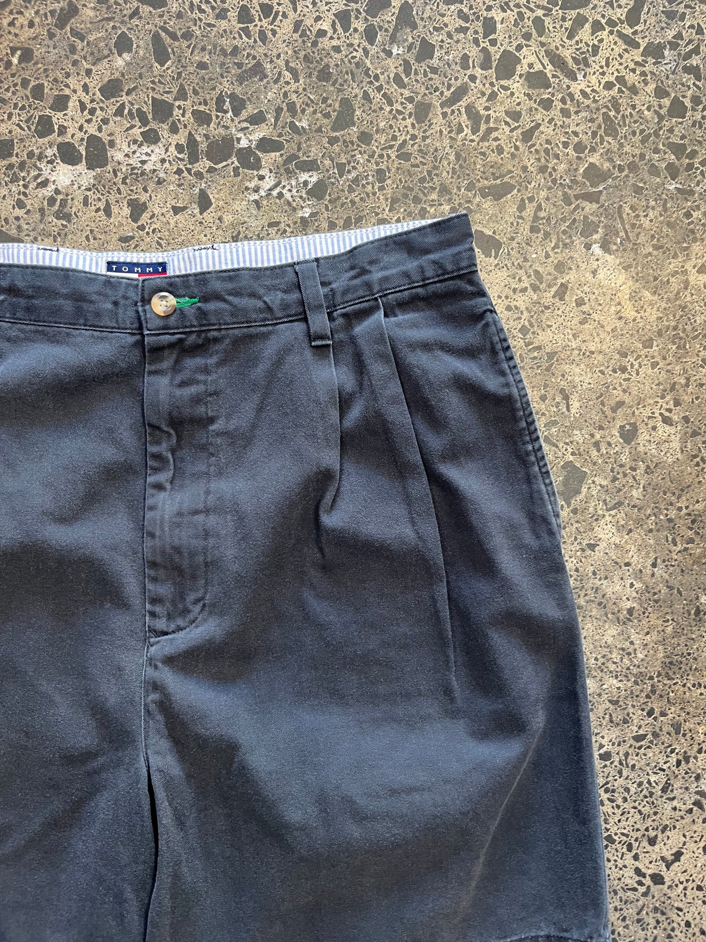 Tommy Hilfiger Navy Cargo Shorts - 36W