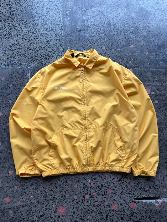 US Polo yellow lightweight Jacket - Large